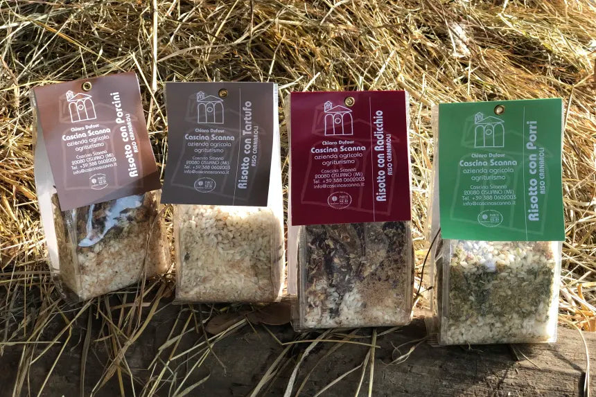 Risotto pronto da cuocere - Cascina Scanna 300 gr (vari gusti)